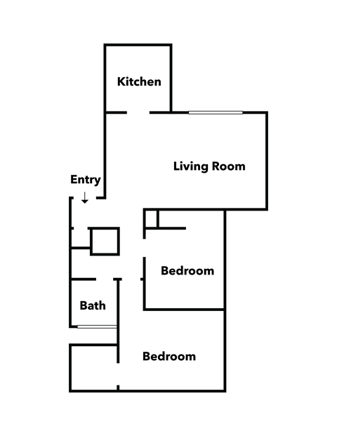 2 Bed | 1 Bath